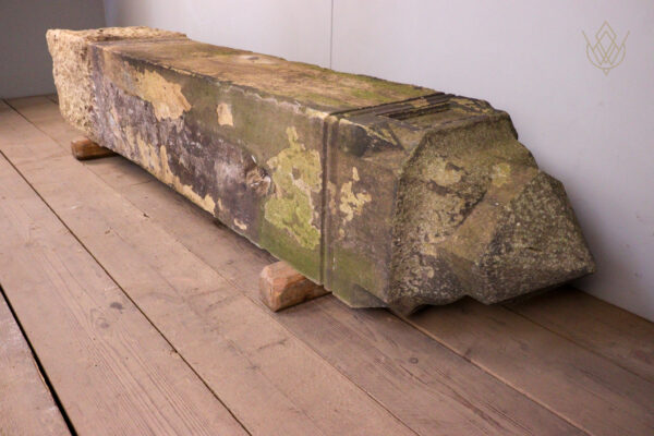 Large 7ft 4" 19th Century Sandstone Gatepost - WM12197