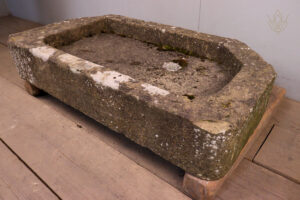 19th Century Sandstone Sink with Lead Drainer - WM12198
