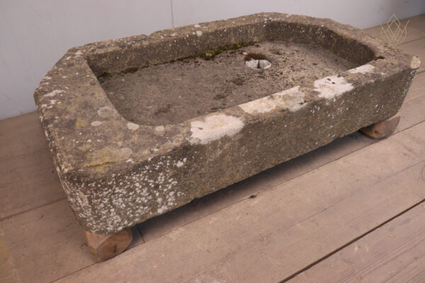 19th Century Sandstone Sink with Lead Drainer - WM12198 - Image 7