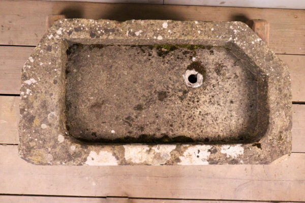 19th Century Sandstone Sink with Lead Drainer - WM12198 - Image 6
