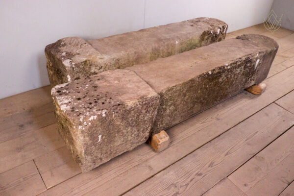 Pair of 19th Century Round Top Sandstone Gateposts - WM12204 - Image 3