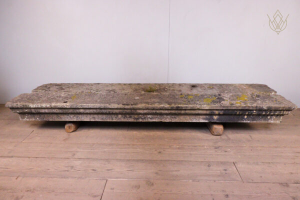Large 7ft 8" Victorian Sandstone Lintel/Mantle/Header - WM12206 - Image 7