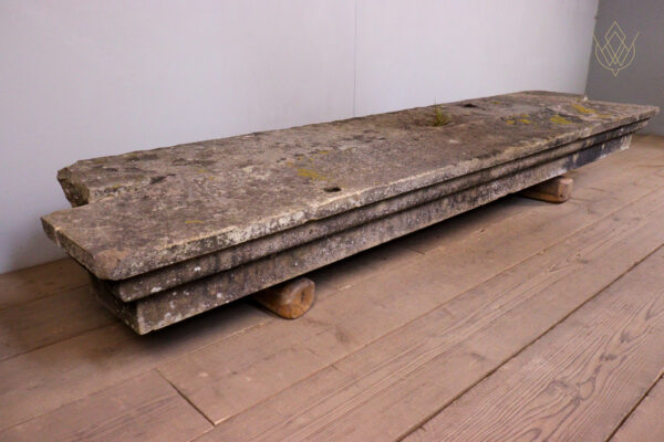 Large 7ft 8" Victorian Sandstone Lintel/Mantle/Header - WM12206 - Image 6