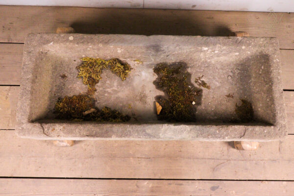 Reclaimed 18th Century Punch Face Stone Trough/Planter - WM12207 - Image 5