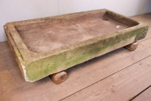 19th Century Sandstone Sink with Drainer - WM12208