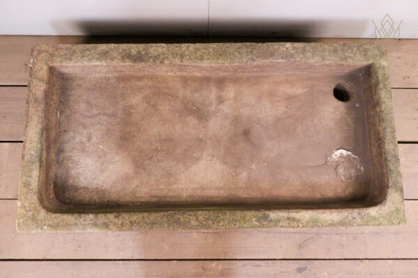 19th Century Sandstone Sink with Drainer - WM12208 - Image 7