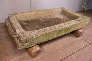19th Century Sandstone Sink with Lead Drainer - WM12209
