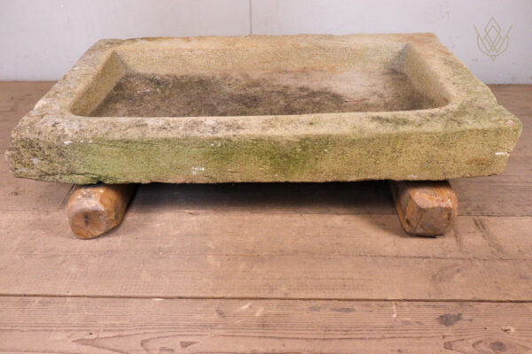 19th Century Sandstone Sink with Lead Drainer - WM12209 - Image 2