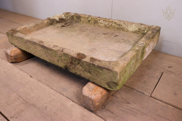19th Century Sandstone Sink with Drainer - WM12210 - Image 7