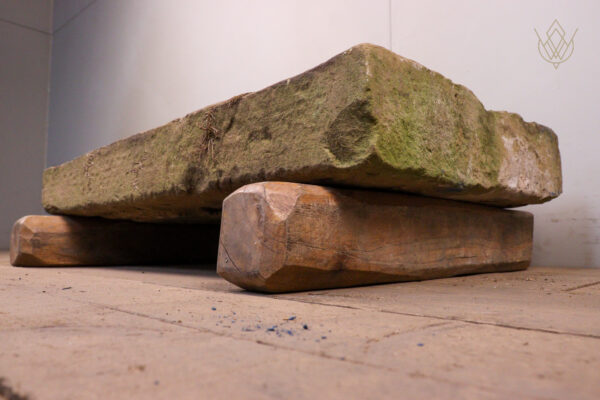 19th Century Sandstone Sink with Drainer - WM12210 - Image 4