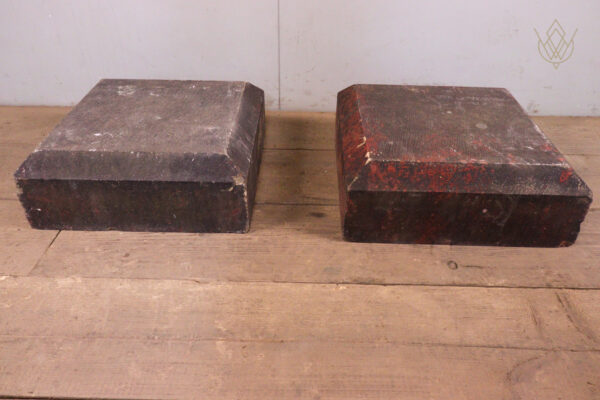 Pair of 19th Century Sandstone Pier Caps - WM12212 - Image 6
