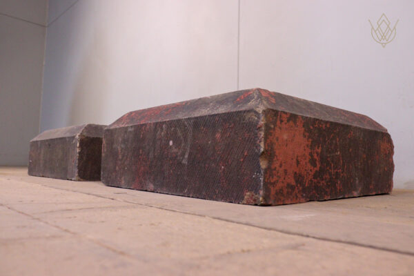 Pair of 19th Century Sandstone Pier Caps - WM12212 - Image 3