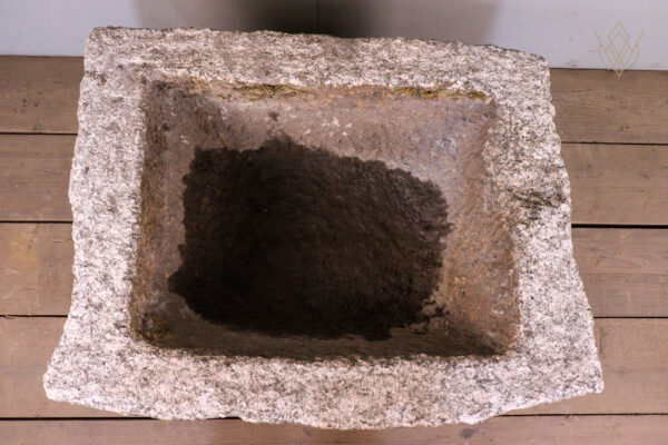 White Granite Carved Water Trough/Planter - WM12188 - Image 5