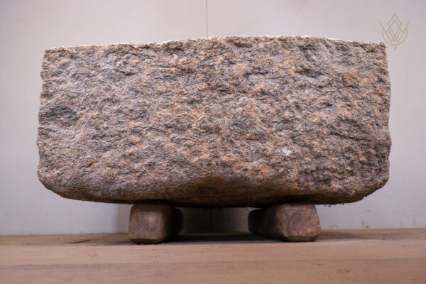 White Granite Carved Water Trough/Planter - WM12188 - Image 3