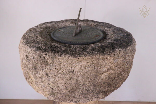 Large 19th Century Stone Carved Sundial with Bronze Dial - WM12191 - Image 2