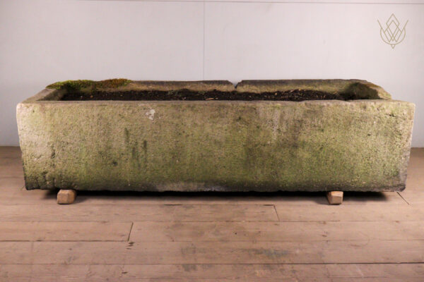 Large 2.4m 19th Century Gritstone Carved Stone Water Trough/Planter - WM12215 - Image 10