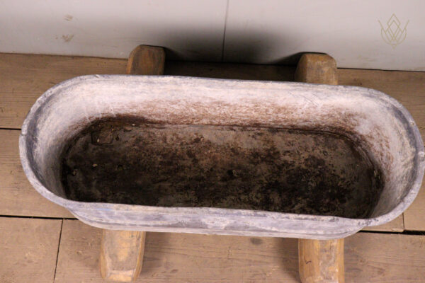 Ornate Antique Lead Planter - WM12222 - Image 5