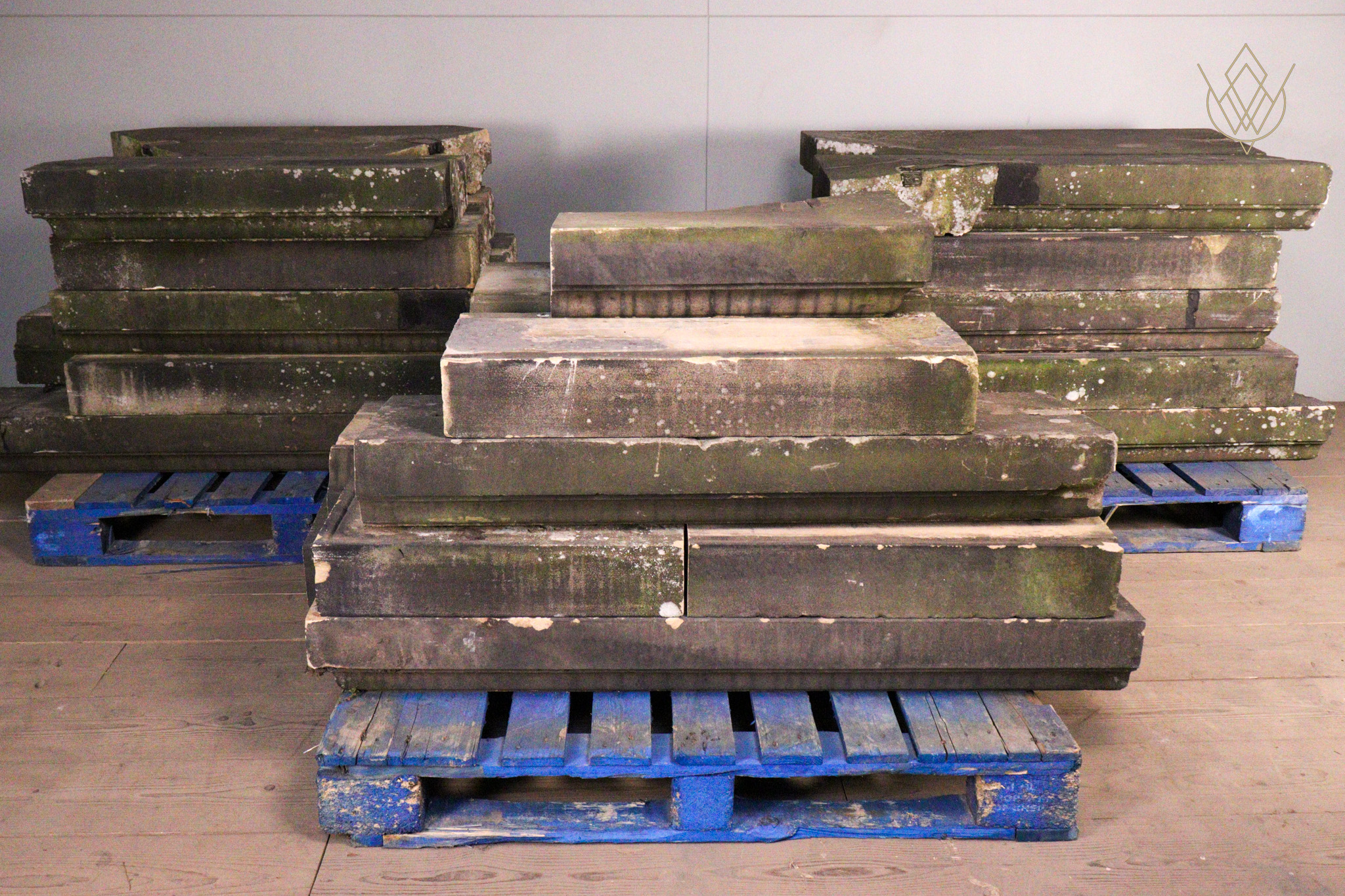 Once Weathered 19th Century Sandstone Coping Stones - WM12226 - Image 7