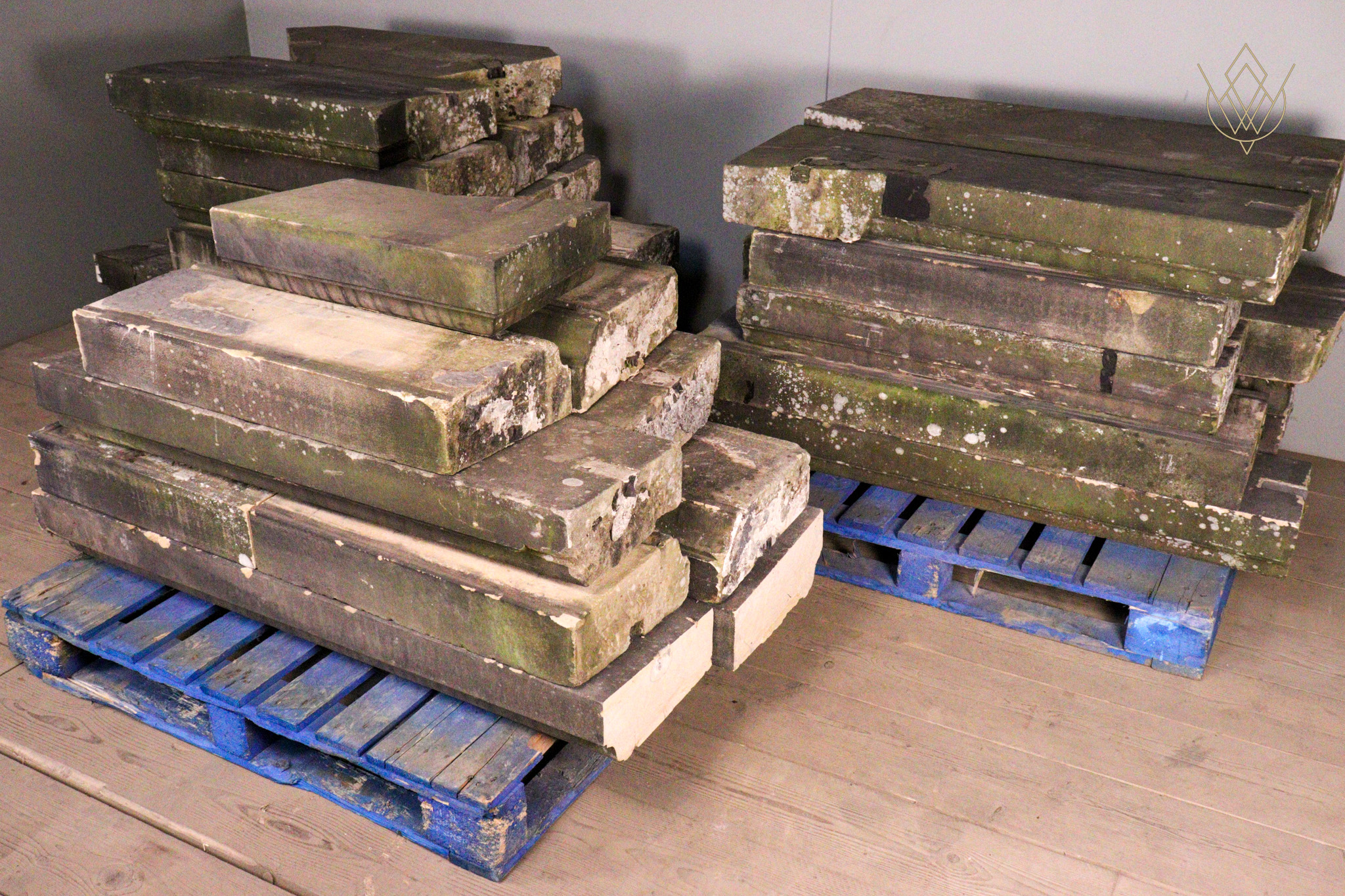 Once Weathered 19th Century Sandstone Coping Stones - WM12226 - Image 6