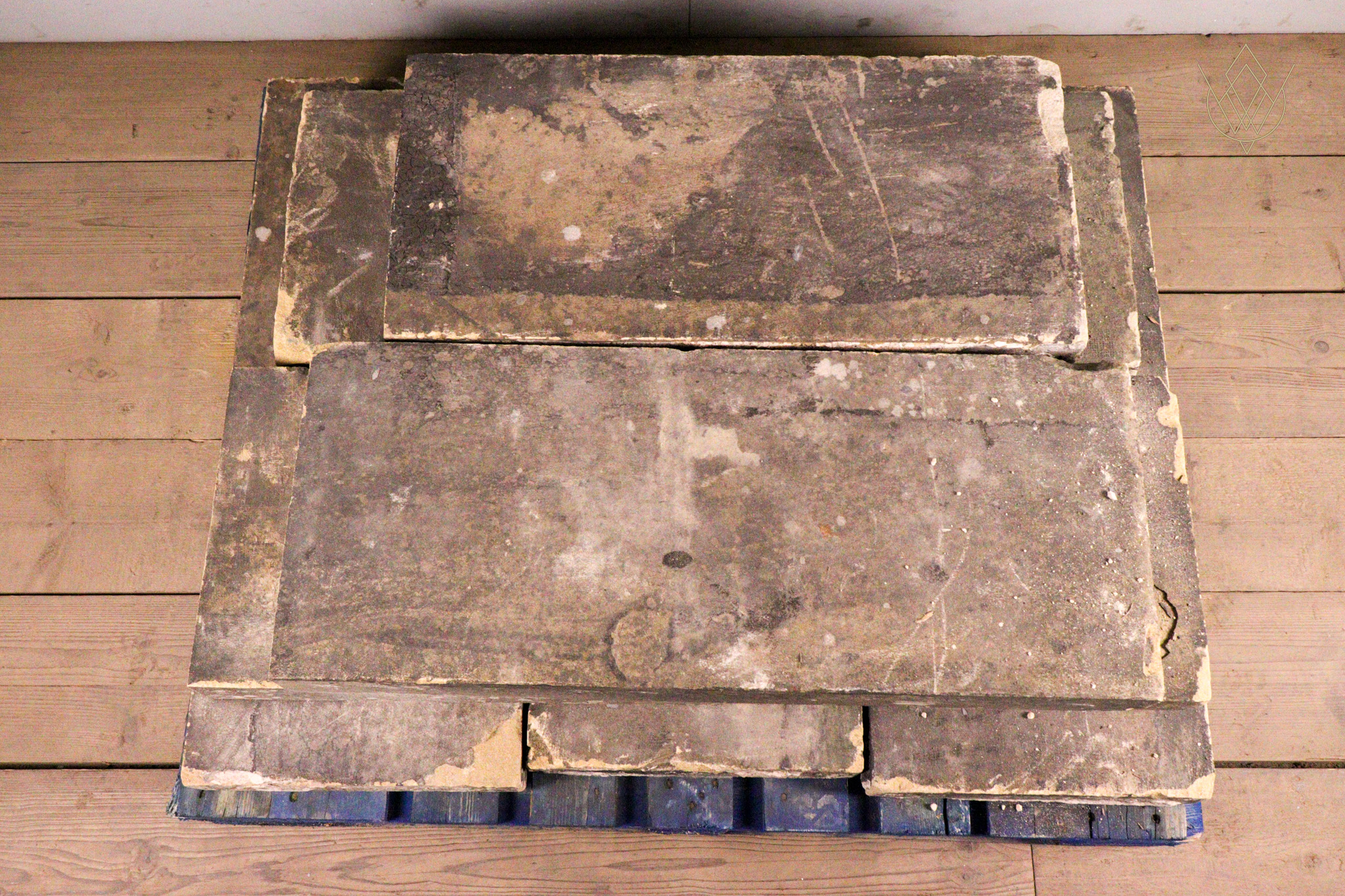 21.8ft - 15"x3" Reclaimed Flat Coping Stones - WM12231 - Image 4