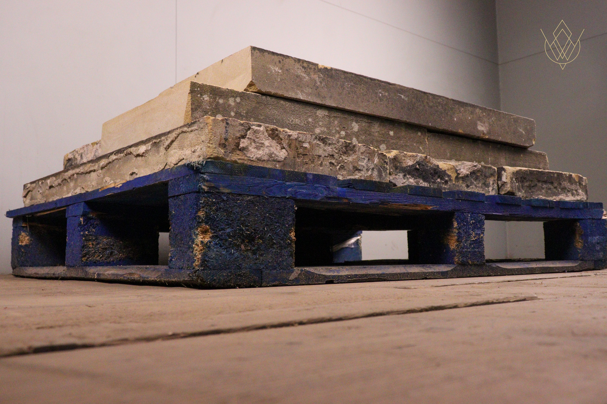 21.8ft - 15"x3" Reclaimed Flat Coping Stones - WM12231 - Image 2