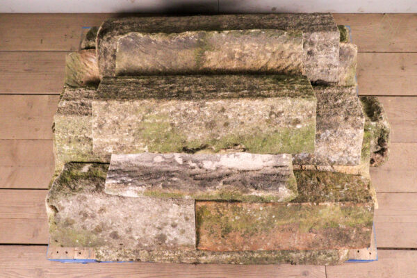 35.3ft - 11.5" x 4" Reclaimed Stone Ridges - WM12232 - Image 3