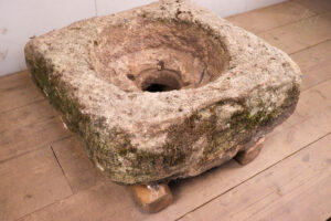 Large 19th Century Gritstone Gully Top Stone Cover - WM12235