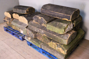 58ft - Large 18" x 7.5" 5 Sided Coping Stones - WM12237