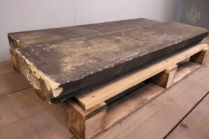 16.5ft - Flat 19th Century Sandstone Coping Stones - WM12243