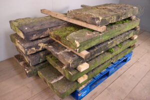 43ft - 18" Wide 19th Century Flat Coping Stones - WM12244