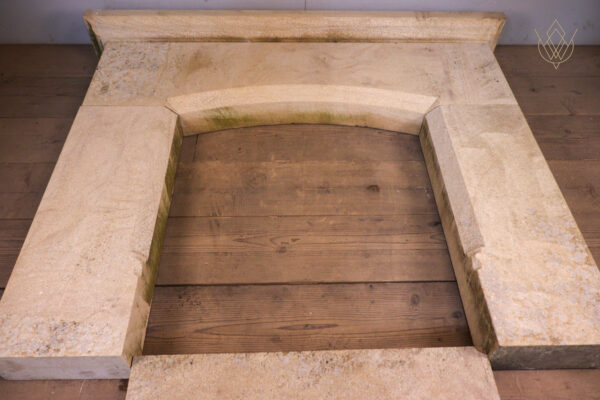 Reclaimed Sandstone Fireplace, Mantel & Hearth - WM12255 - Image 5