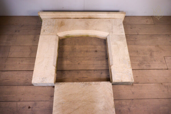 Reclaimed Sandstone Fireplace, Mantel & Hearth - WM12255 - Image 12