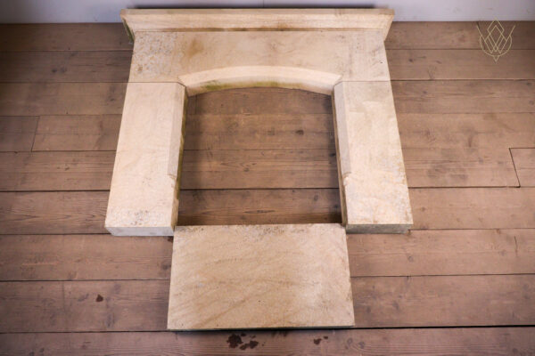 Reclaimed Sandstone Fireplace, Mantel & Hearth - WM12255 - Image 11