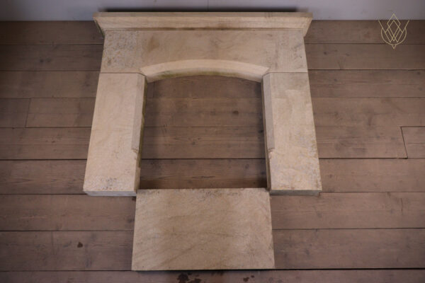 Reclaimed Sandstone Fireplace, Mantel & Hearth - WM12255 - Image 9