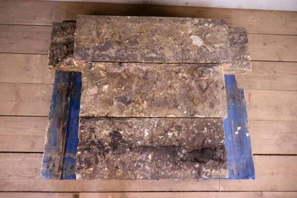 16.8ft - 12" x 3" 19th Century Flat Coping Stones - WM12256 - Image 6