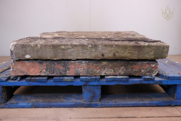 16.8ft - 12" x 3" 19th Century Flat Coping Stones - WM12256 - Image 4