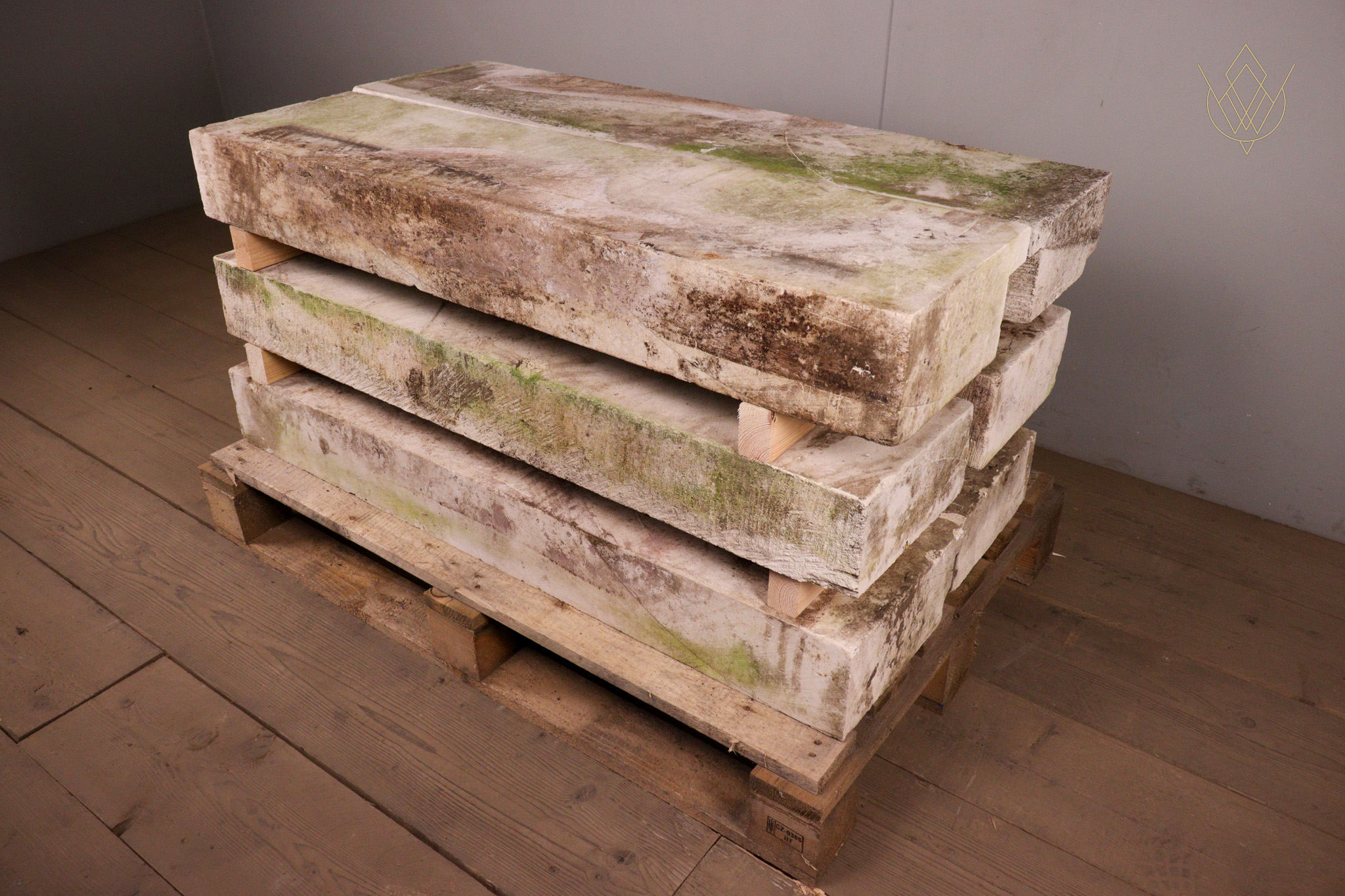 6x 1150mm Wide Reclaimed Limestone Steps - WM12262 - Image 8