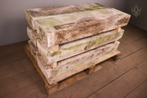 6x 1150mm Wide Reclaimed Limestone Steps - WM12262