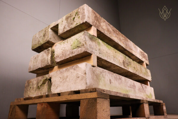 6x 1150mm Wide Reclaimed Limestone Steps - WM12262 - Image 3