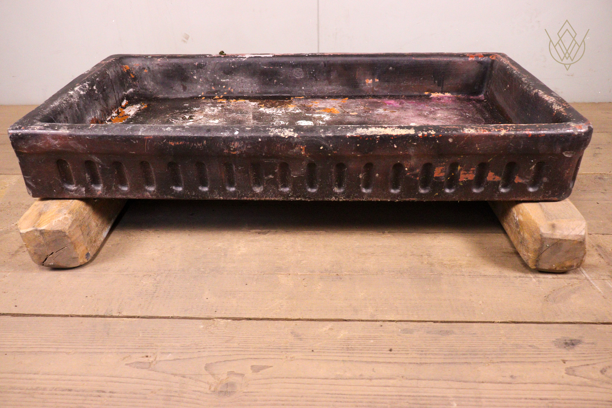 19th Century Salt Glazed Fluted Butlers Sink - WM12265 - Image 7