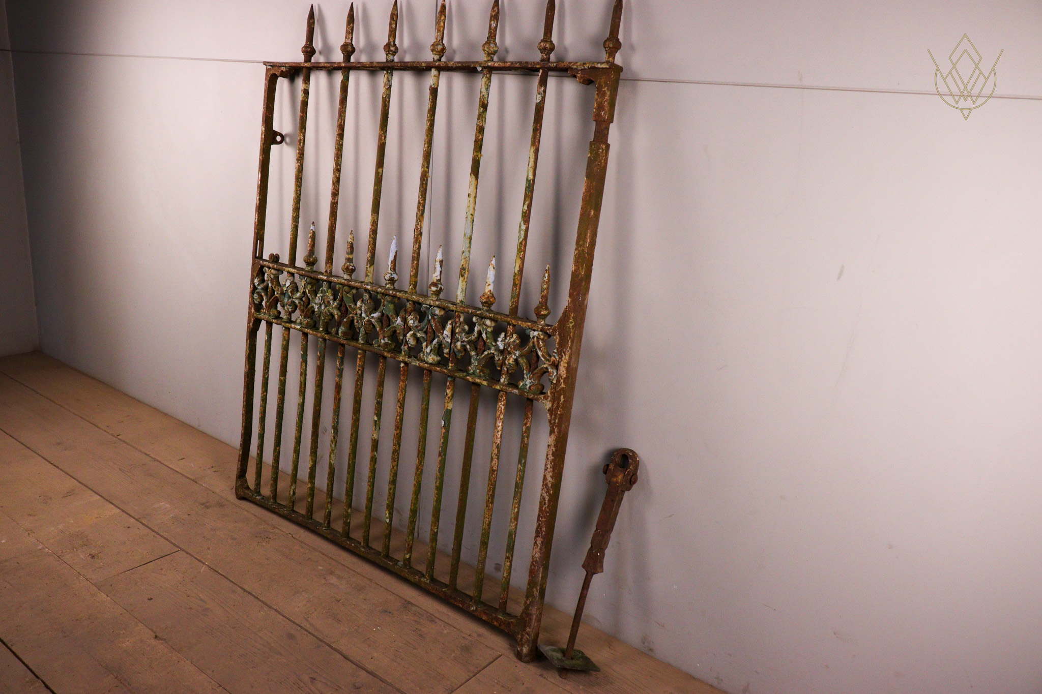 Ornate Victorian Wrought Iron Gate - WM12268 - Image 8