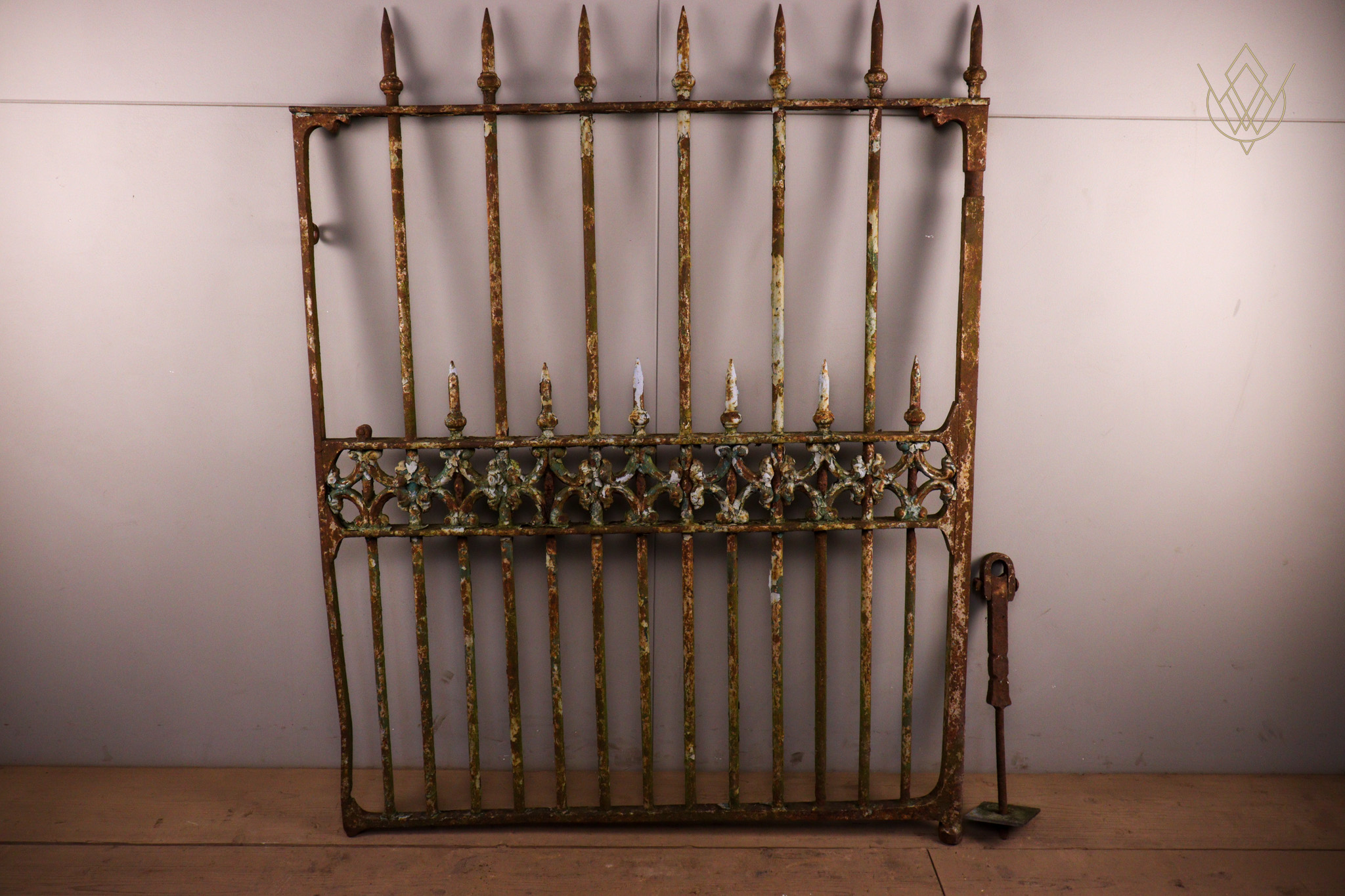 Ornate Victorian Wrought Iron Gate - WM12268 - Image 7