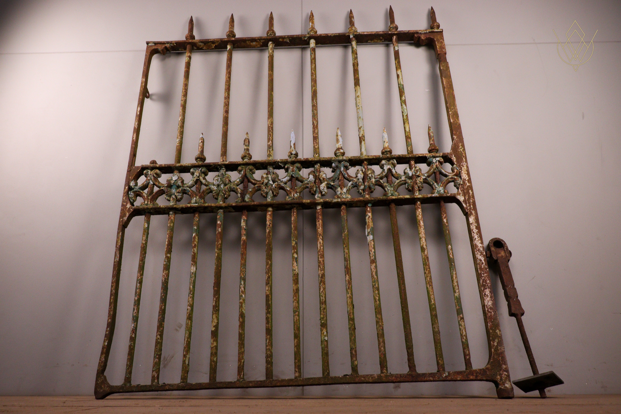 Ornate Victorian Wrought Iron Gate - WM12268 - Image 5