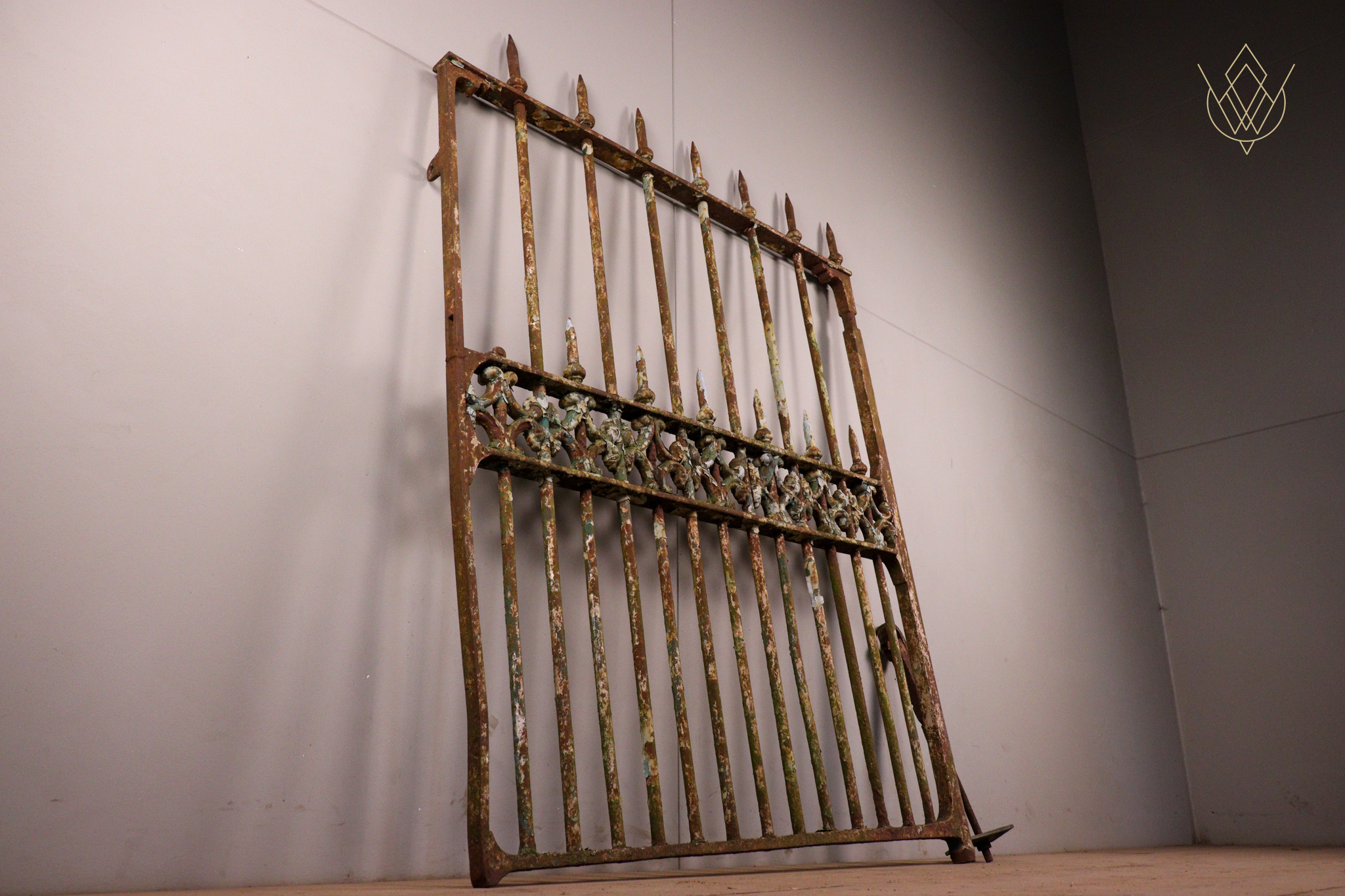 Ornate Victorian Wrought Iron Gate - WM12268 - Image 4