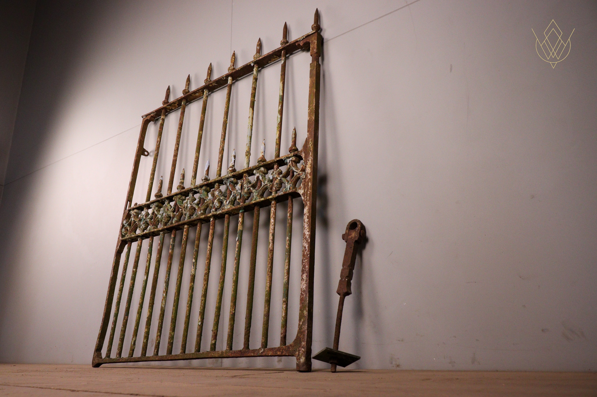 Ornate Victorian Wrought Iron Gate - WM12268 - Image 2