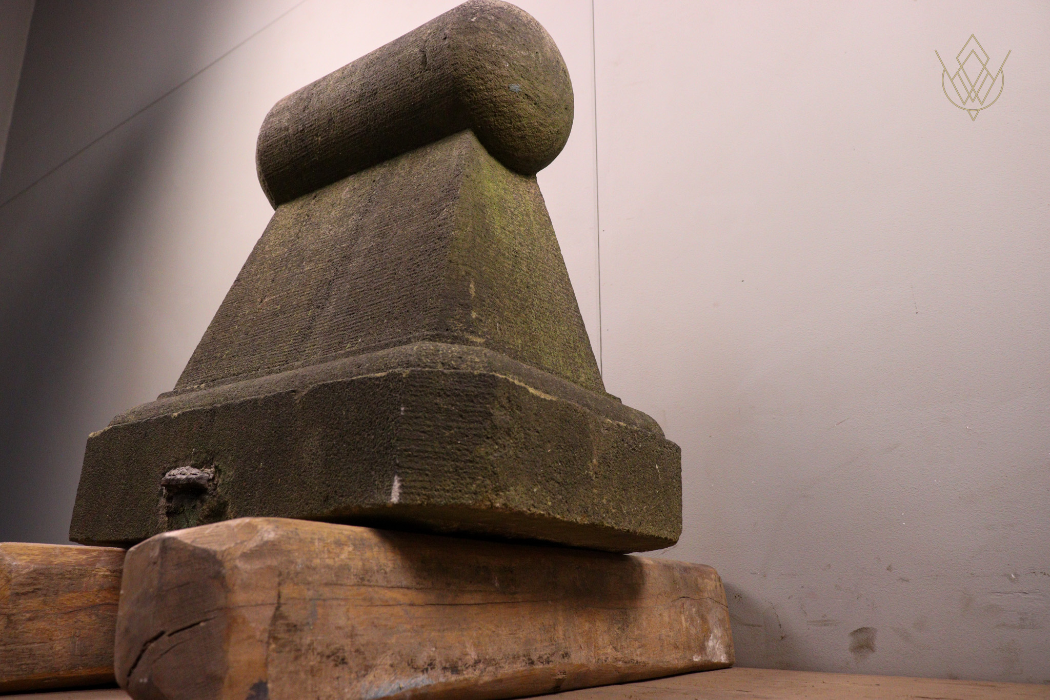 19th Century Sandstone Carved Stone Finial - WM12272 - Image 6