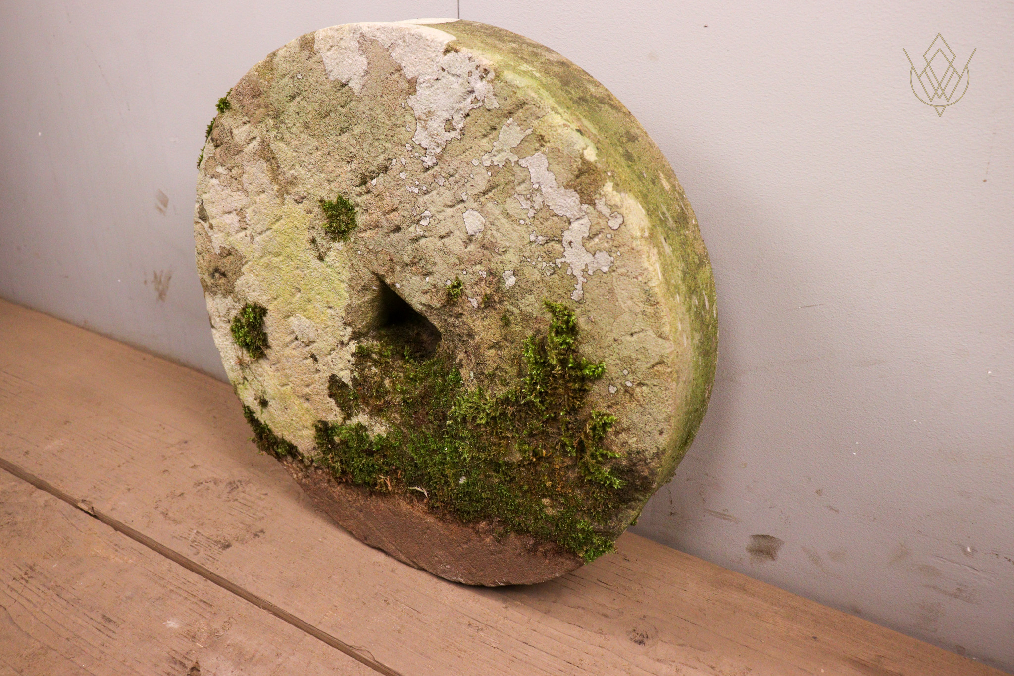 19th Century Sandstone Carved Stone Millstone Wheel - WM12274