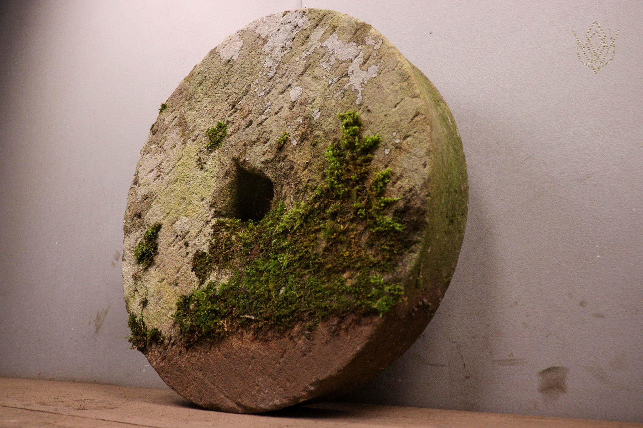 19th Century Sandstone Carved Stone Millstone Wheel - WM12274 - Image 7