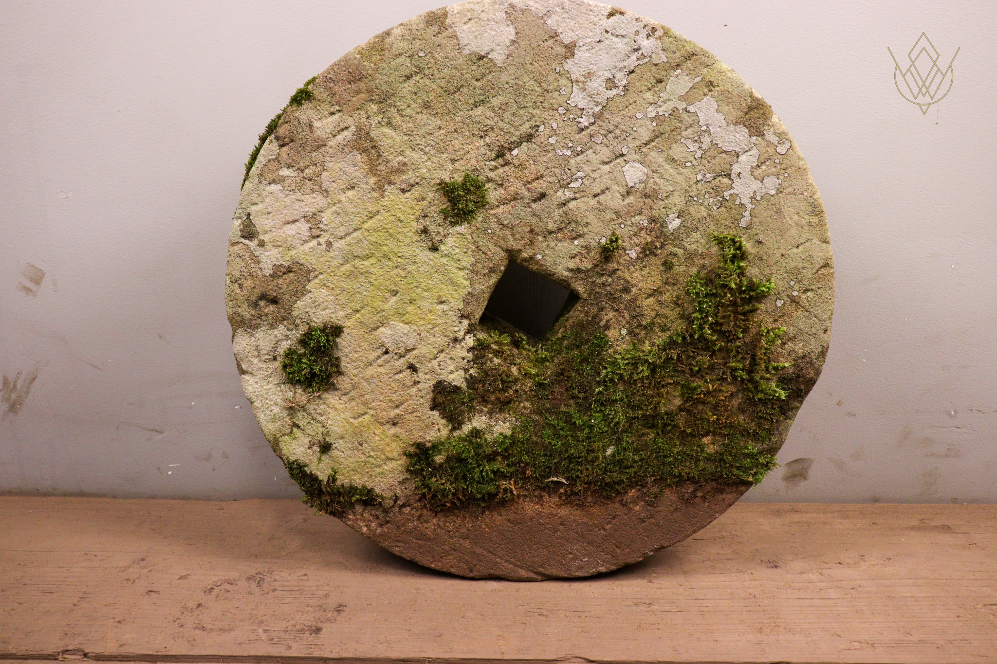 19th Century Sandstone Carved Stone Millstone Wheel - WM12274 - Image 5