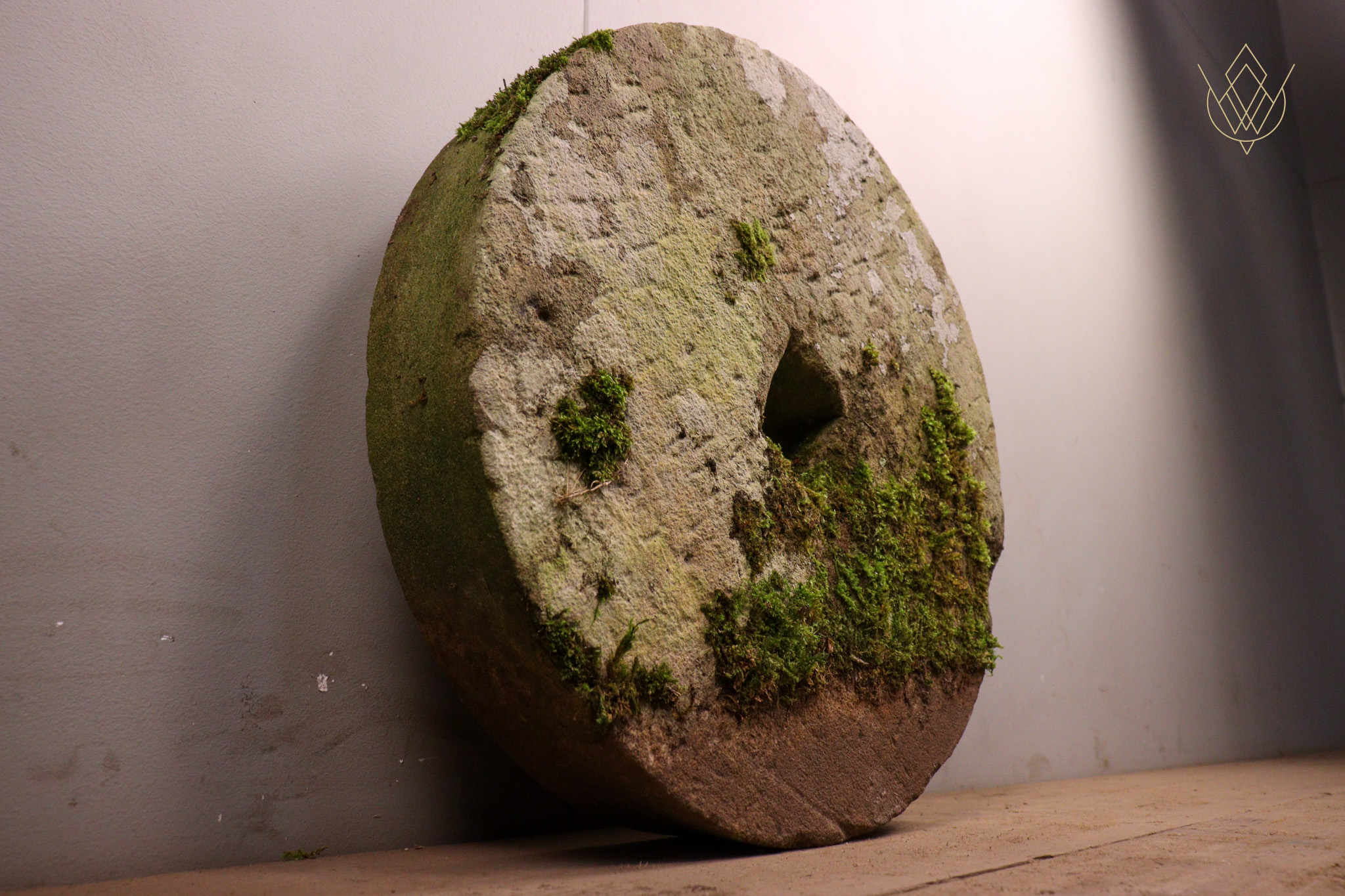 19th Century Sandstone Carved Stone Millstone Wheel - WM12274 - Image 4